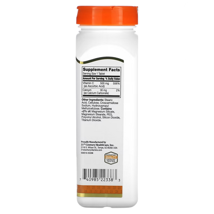 Vitamina C 500 mg 250 Comprimidos - 21st Century