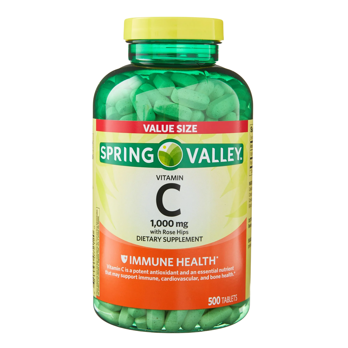 Vitamina C 1000mg 500 Tabletes - Spring Valley
