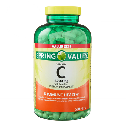 Vitamina C 1000mg 500 Tabletes - Spring Valley