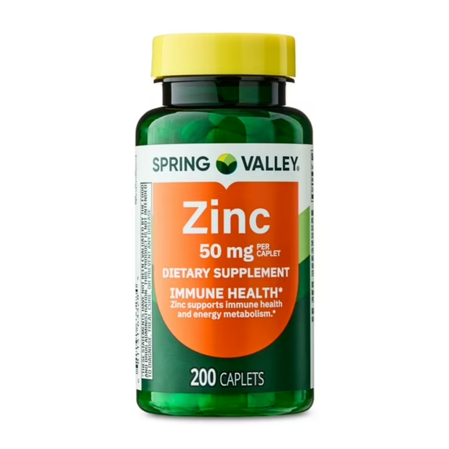 Zinco 50mg 200 Cápsulas - Spring Valley