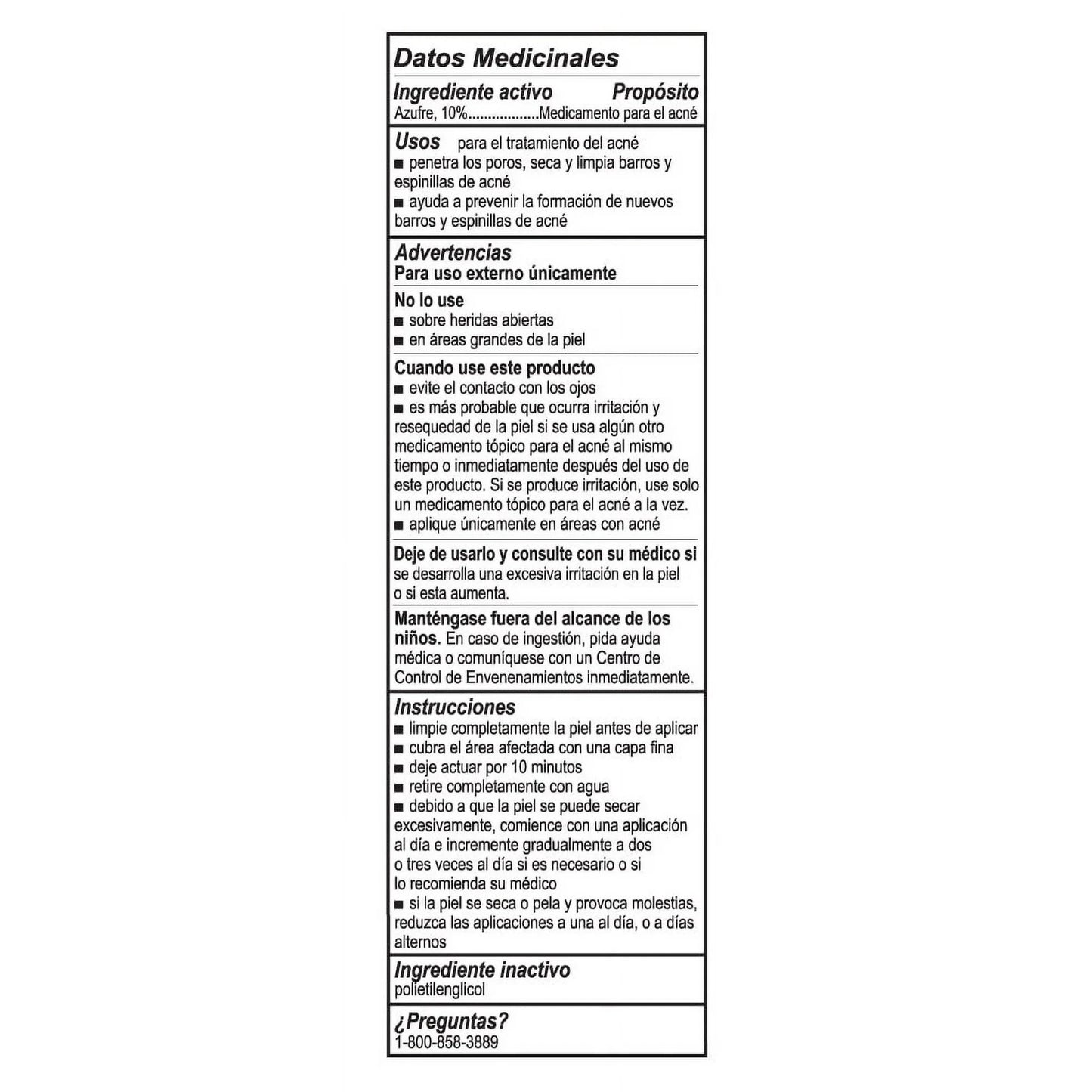 Pomada de Enxofre para Acne Potência Máxima 73.7g - De la Cruz