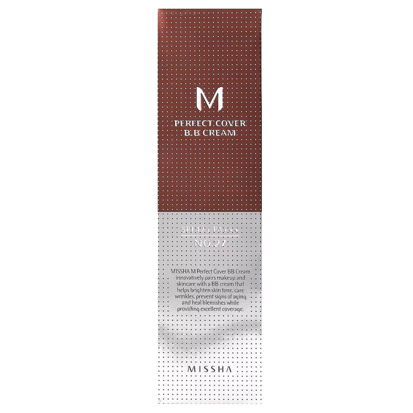 Creme BB Facial No 27 Bege Mel FPS 42 50ml - Missha