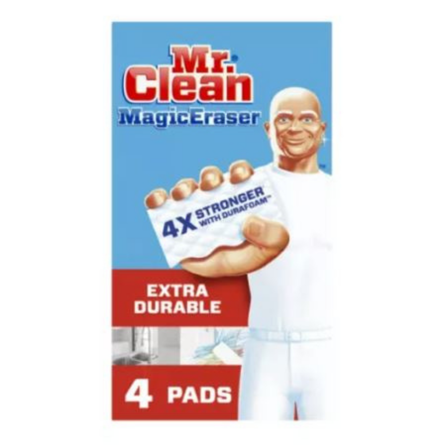 Esponja Magic Eraser Extra Durable 4xstronger C/4un -  Mr Clean