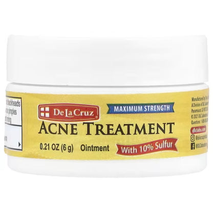 Pomada de Enxofre para Acne Potência Máxima 6 g - De la Cruz