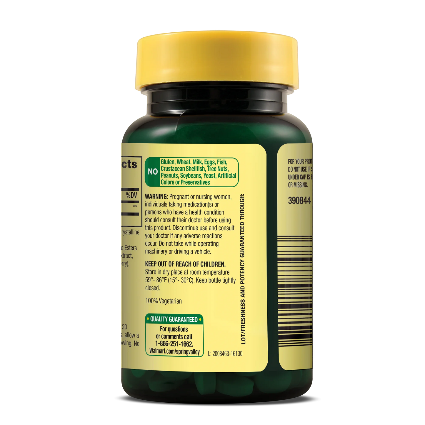 Melatonina 5mg com 120 Tabletes Sabor Morango - Spring Valley