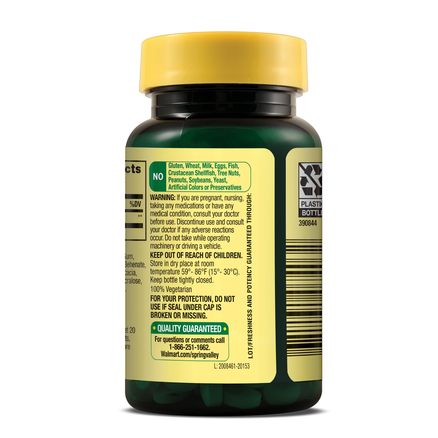 Melatonina 10mg com 120 Tabletes Sabor Morango - Spring Valley