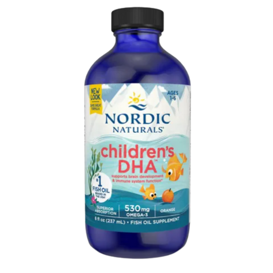 Children's DHA™, Idades 1+, Morango, 237ml - Nordic Naturals